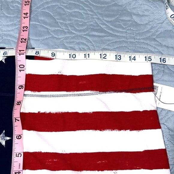 Patriotic American Flag Leggings Stars & Stripes Design Medium - Picture 6 of 8